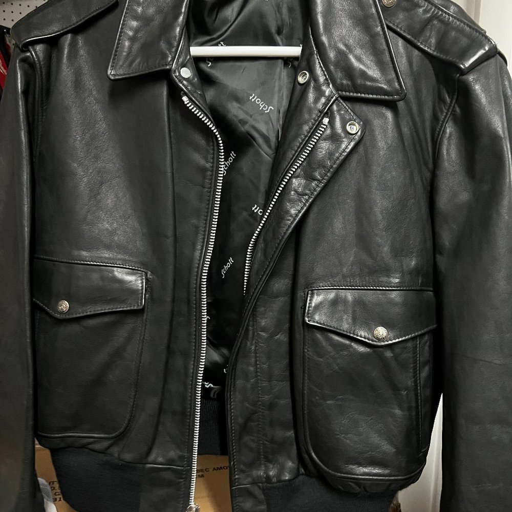 Schott 184SM Bomber A-2 Style Marked Size 50